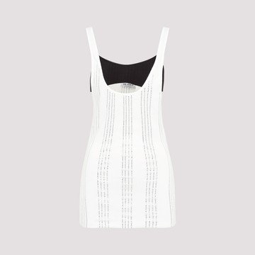 The Attico Flat Ribbed Jersey Tank Top