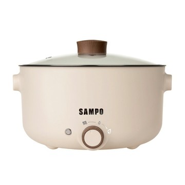 【SAMPO聲寶】五公升日式多功能料理鍋TQ-B20501CL(M)｜奶茶色 美食鍋 電火鍋