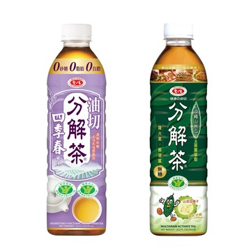 (低消$150出貨）愛之味 油切分解茶(四季春) / 油切分解茶 590ml (單罐 & 4罐/組)