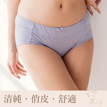 內褲 /青春 素雅 精美 舒適女三角內褲 波波小百合 U1908 台灣製