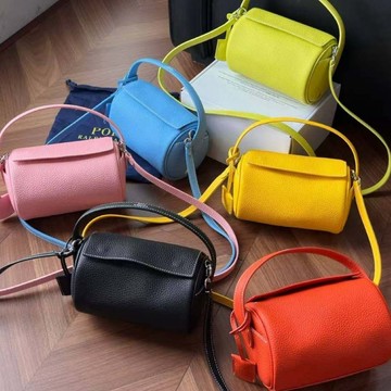 【other more 特選潮流】正品 Polo Ralph Lauren 拉夫·勞倫 限定款皮革小型圓筒旅行包