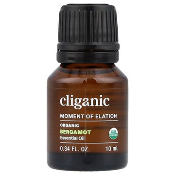 Cliganic, Moment of Elation™，有機弗手柑精油，0.34 液量盎司（10 毫升）