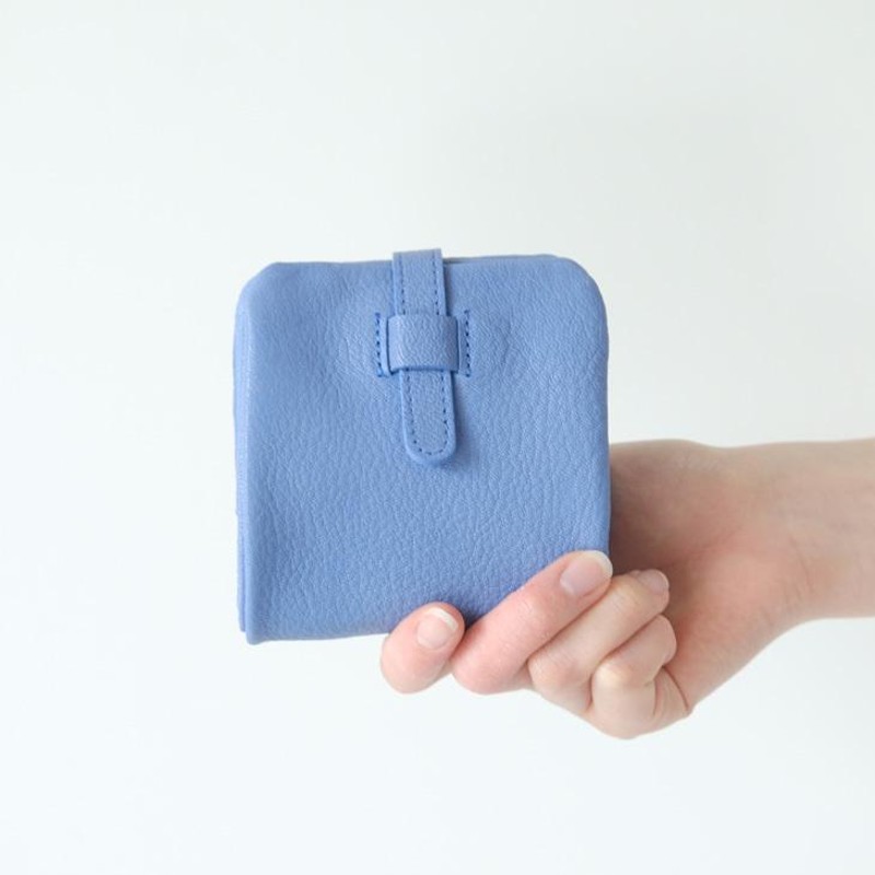 POMTATA (ポンタタ) | MEL Short Wallet (blue) | ショートウォレット