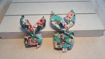 古典玫瑰(綠)  母女款 鋁線髮帶【GH201205】