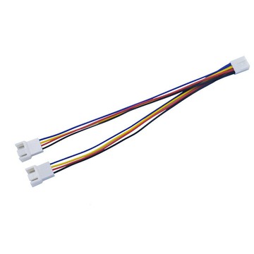 風扇4針 溫控PWM 一分二 分插轉接線 4針一分二 護頭型
