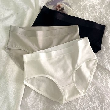 台灣现貨 內褲女 純棉襠內褲 抗菌內褲 無痕內褲 日係內褲 簡約內褲 少女內褲 國中生內褲 中腰內褲 大碼內褲