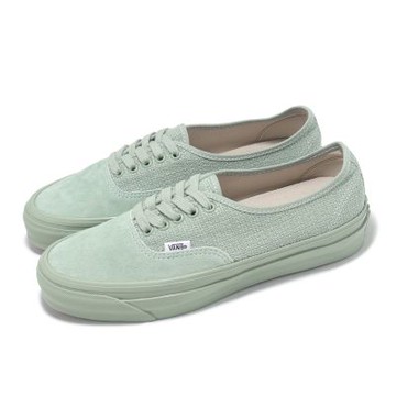Vans 休閒鞋 Lx Authentic 44 男鞋 女鞋 綠 白 Premium 麂皮 板鞋 VN000DB8EMW