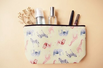 斑馬 獅子 大象 長頸鹿 化妝包 手拿包 隨身小物包 雜物包 收納