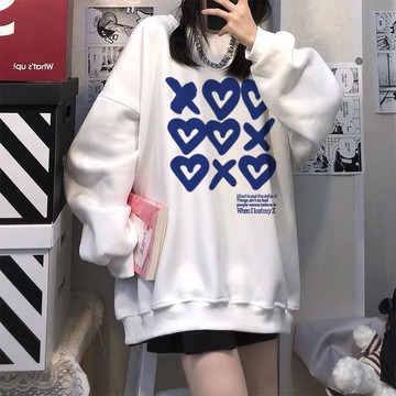 衛衣女 秋冬衛衣 oversize 寬鬆上衣 垂墜感衛衣 套頭衛衣 大學t 長袖女 慵懶i風衛衣 小眾上衣 百搭長袖