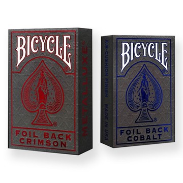 匯奇撲克 Bicycle Foil Back V2 金屬背V2進口收藏花切撲克牌