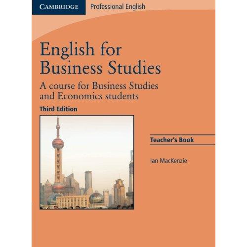 English for Business Studies 3rd Edition Teacher s Book