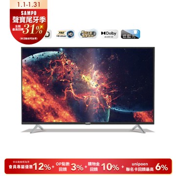 SAMPO聲寶 HD新轟天雷 40吋液晶電視含基本安裝+運送到府 EM-40CBS200
