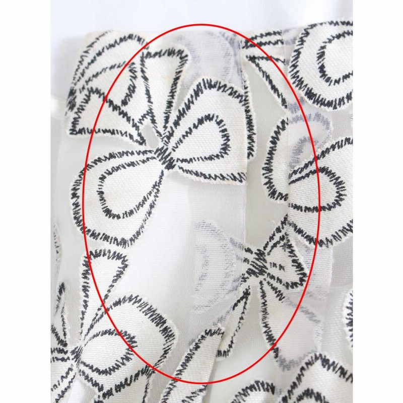 エムズグレイシー スカート リボンモチーフ 総柄 40 | LINEブランド  