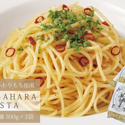 関ケ原町産ふわりもち使用 関ケ原パスタ（ストレート麺）計900g（300g×3袋 約9人前）