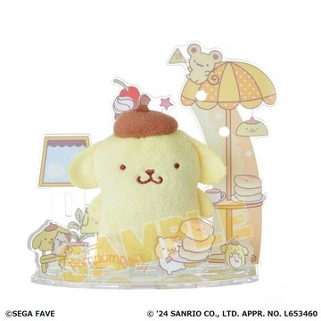 【震撼精品百貨】布丁狗 Pom Pom Purin ~日本SANRIO三麗鷗 布丁狗絨毛壓克力*82061