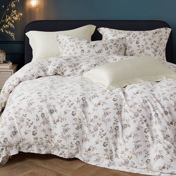 LM60/奧地利100%萊賽爾涼感60支純天絲TM/全鋪棉床包枕套兩用被套