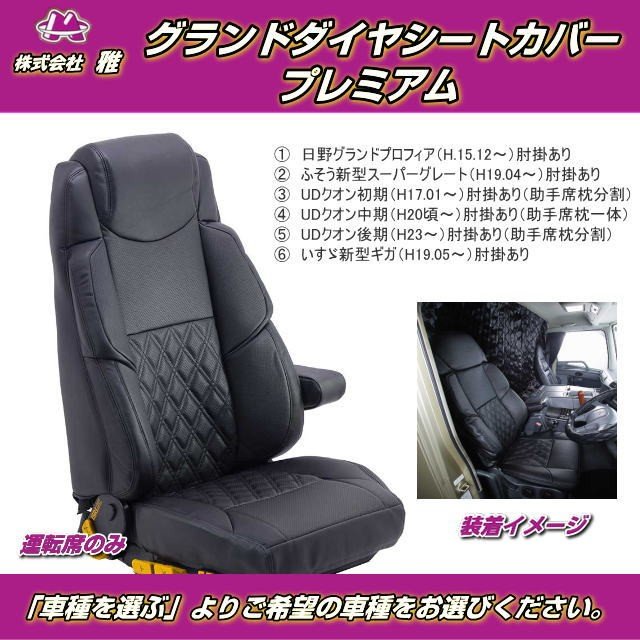 グランドダイヤシートカバー プレミアム 車種別 トラック用品内装 LINEショッピング