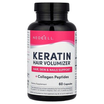 NeoCell, 角蛋白豐盈護髮+膠原蛋白膠囊，60 粒
