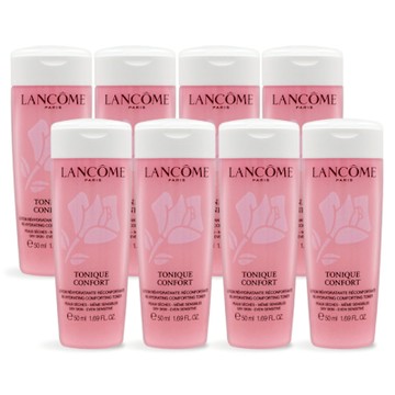 LANCOME 蘭蔻 溫和保濕水50mlX8[400ml/正貨容量超值組]-國際航空版