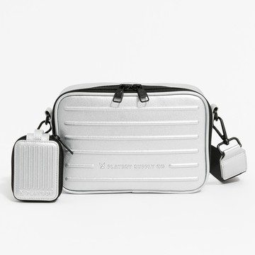 PLAYBOY - 斜背包  Panache系列 - 銀色/152-0801-82-7