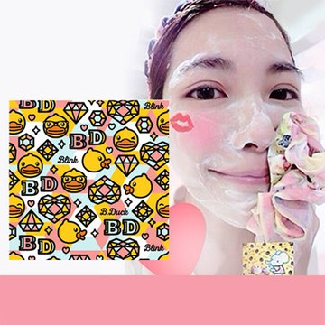 日本 Pikka Pikka 黃色小鴨 B.Duck A47 情比鑽堅鴨 林鴒 日本製 臉部毛孔潔淨布 洗臉布 花猴分享 熱賣中!