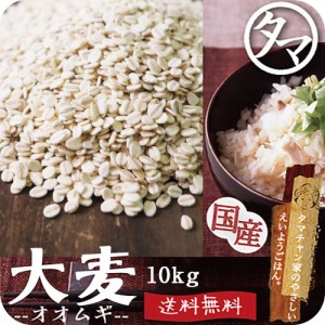 九州産 大麦（押し麦）10kg (250g×40袋)食べる食物繊維・βグルカンの宝庫な食材。注目される第6の栄養素とされる食物繊維