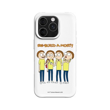 iPhone 16 Pro SolidX 白 - 瑞克和莫蒂 Rick and Morty - 建造一個莫蒂