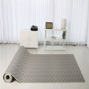 mom&maum 防滑可裁剪幼兒地墊  灰色人字紋  100 x 300 x 1.2cm