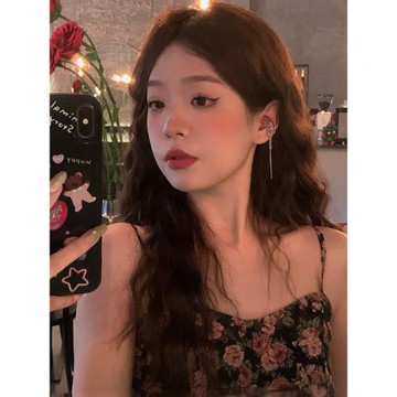 純欲精靈蝴蝶流蘇耳夾女高級感小眾耳骨夾無耳洞2025年冷淡風耳飾