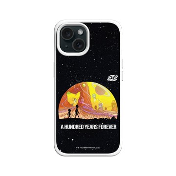 iPhone 15 SolidX 白 - 瑞克和莫蒂 Rick and Morty - 永遠的冒險