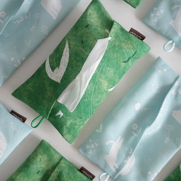 森酪梨 可掛式插畫設計衛生紙套 面紙套