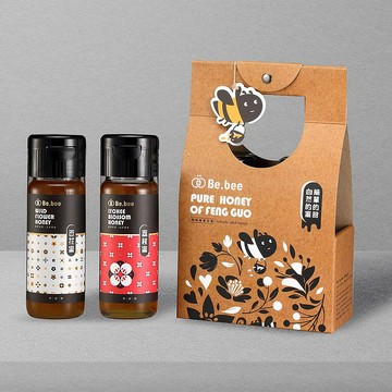 【Be.bee蜂蜜】雙入蜜禮盒 / 荔枝蜜+百花蜜