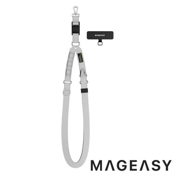 【MAGEASY】20mm Fidlock Dual Utility快扣掛繩組(Y型)『璀璨銀』PHIPH338 戶外 露營 健行 休閒 時尚 旅遊 通勤 快扣 掛繩