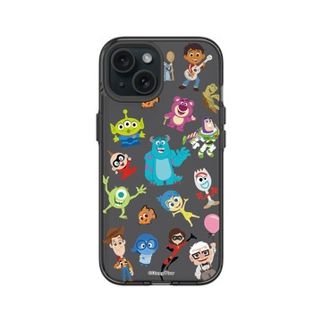 iPhone 15 Clear 酷墨灰 - 迪士尼-皮克斯 PIXAR - 皮克斯系列 - 角色集合