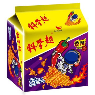 統一 科學麵 香辣風味(5入/袋)