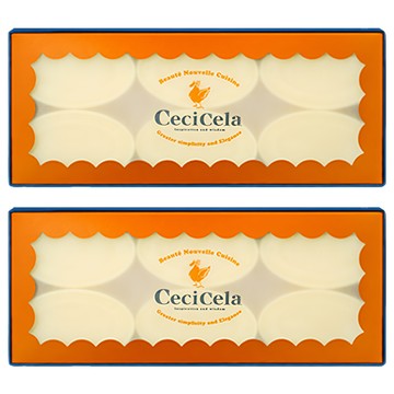 CeciCela 蘋果醋煥白美肌面膜皂 Set 6入  51g  12個