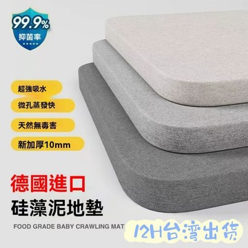 【台灣現貨12H出貨】 10MM加厚 矽藻土地墊 浴室腳踏墊 浴室防滑墊 吸水地墊 硬珪藻土地墊 浴室防滑地墊 廁所地墊