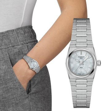 TISSOT 天梭 官方授權 PRX系列 25mm 魅力時尚腕錶 女錶-T1370101111100