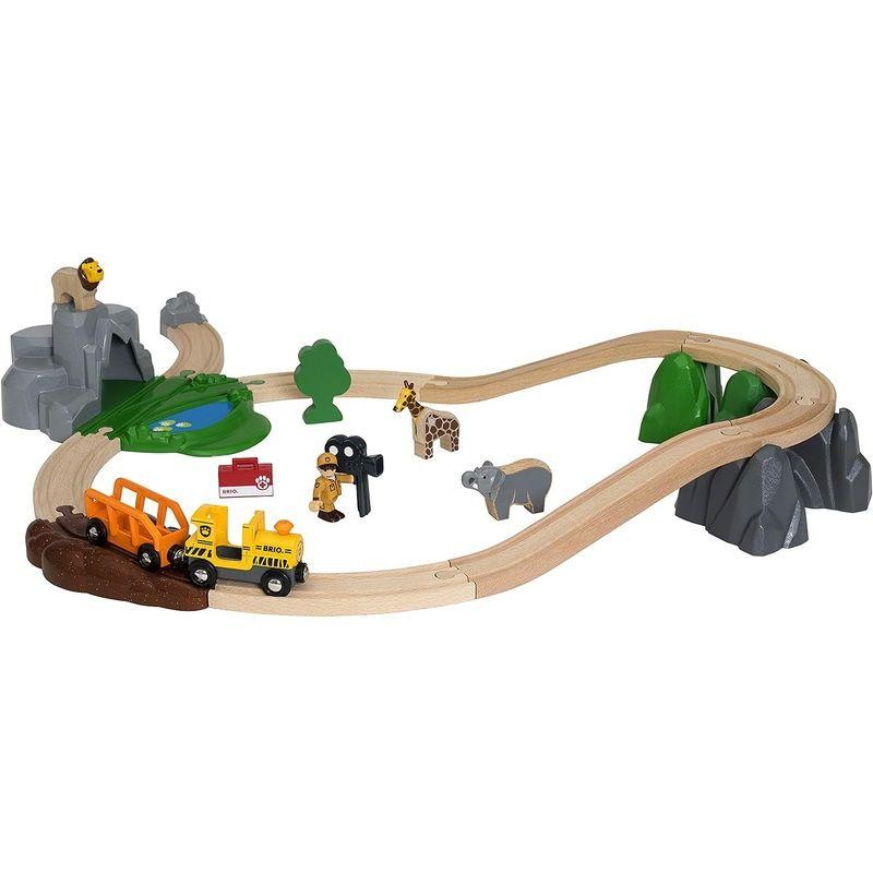 BRIO (ブリオ) WORLD サファリアドベンチャーセット 全26ピース 対象