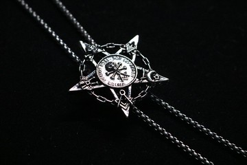 金属骷髅星星链条保罗领带美式项链bolotie