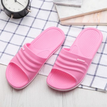 樂活休閒中性拖鞋-桃