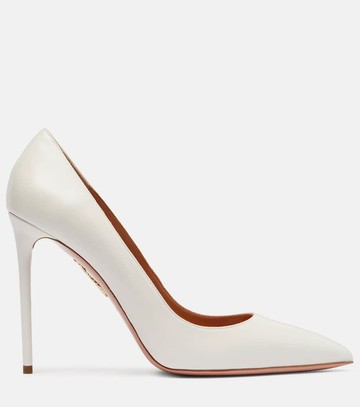 Aquazzura Purist 105 leather pumps