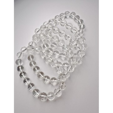 【肯爸水晶嚴選】B06 白晶鑽切手珠10mm 1102直播特惠商品