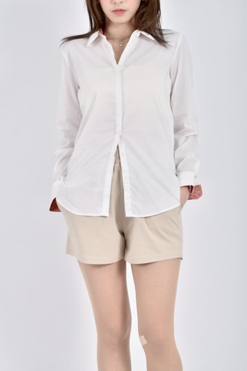 加購優惠(S) concis西裝棉質白色襯衫上衣