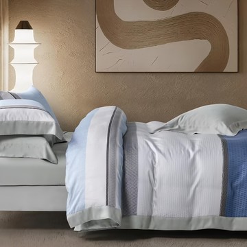 Prawear 巴麗維亞 60支100%天絲兩用被床包組 5尺 詩韻  雙人