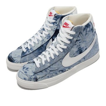 [ACS] Nike 休閒鞋 Wmns Blazer Mid 77 女鞋 藍 水洗 丹寧 牛仔 高筒 DV2182-900