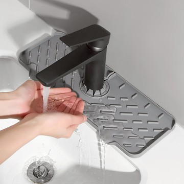 UTOOKII 水龍頭瀝水置物矽膠墊 多色可選 - 白色