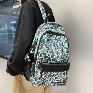 書包女初中生日系涂鴉大容量大學生背包男高中生中學生韓版雙肩包