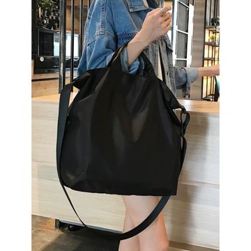 新款通勤輕便短途旅行袋尼龍健身包瑜伽包休閑百搭學生斜挎書包女