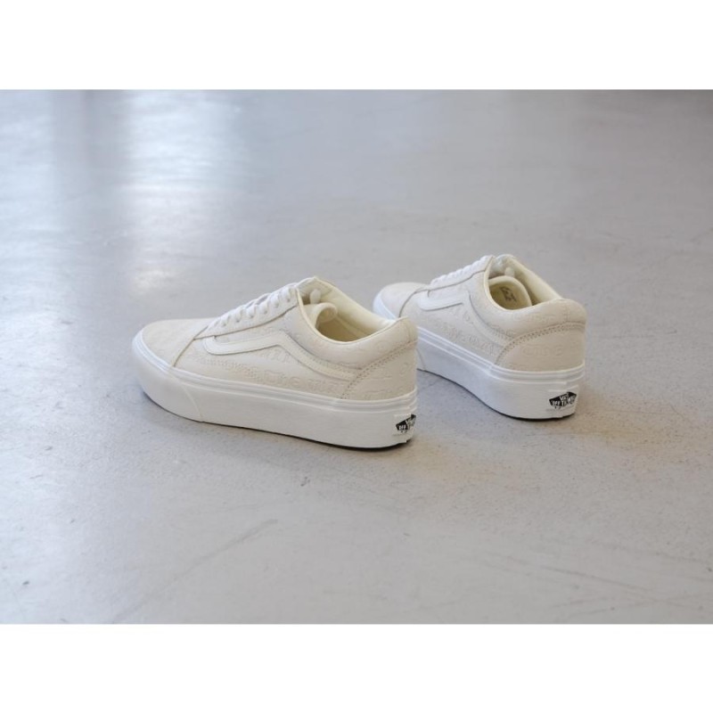 VANS old skool platform deboss otw/marshmallow/marshmallow バンズ ...